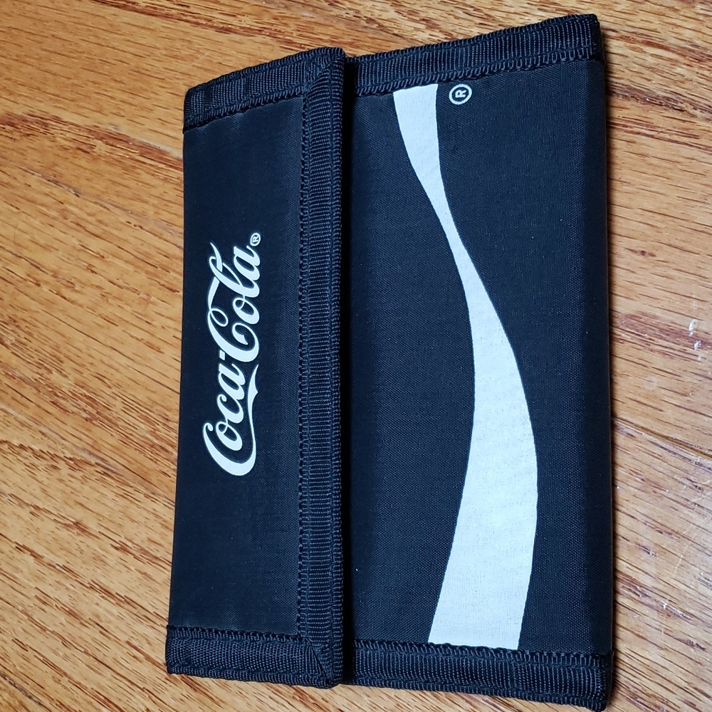 Vintage Coca-Cola Velcro Closure Wallet